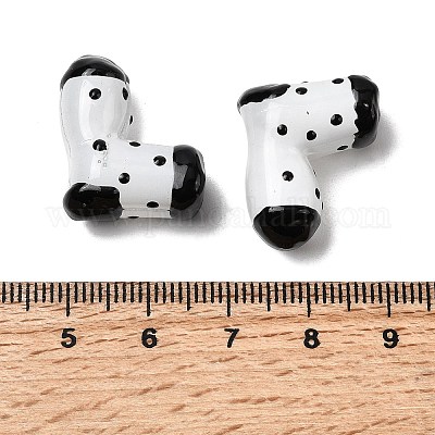 Стеклянные эмалевые бусины ручной работы GLAA-K070-04H-1