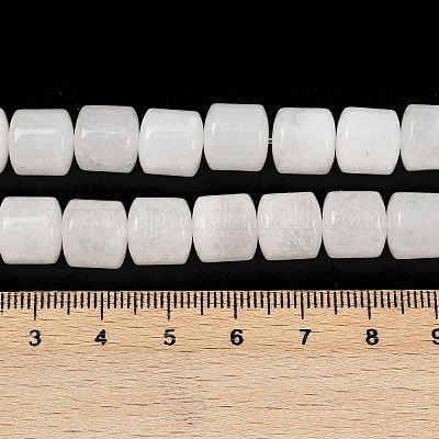 Бусины из натурального белого нефрита G-G275-D17-10x10mm-1