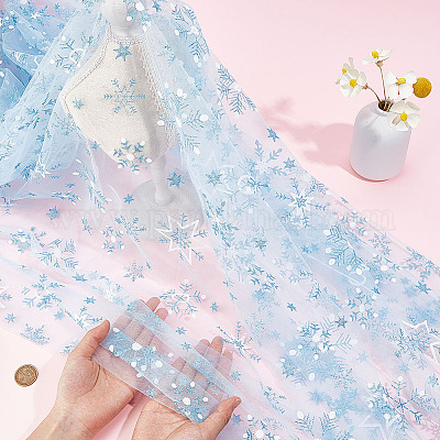 Сетчатые ткани из полиэстера DIY-WH0622-375A-1