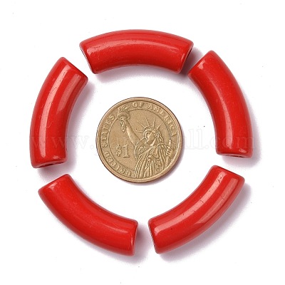 Непрозрачные акриловые бусины SACR-S677-021-1