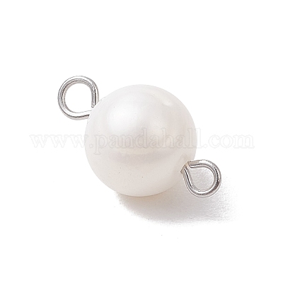 Шармы-соединители из натурального культивированного пресноводного жемчуга PALLOY-JF04192-01-1