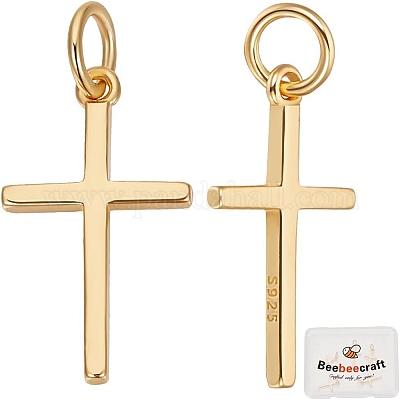 5шт стойка с покрытием 925 подвески из стерлингового серебра&nbsp;STER-BBC0007-27-1