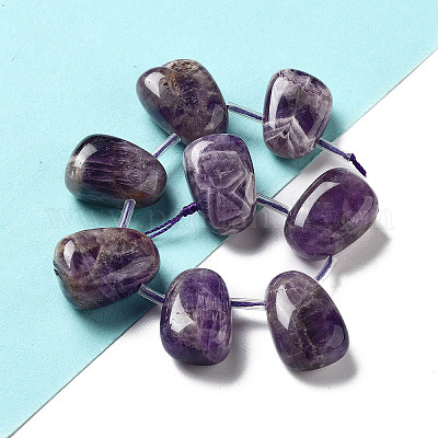 Природный аметист нитей бисера G-P528-E06-01-1