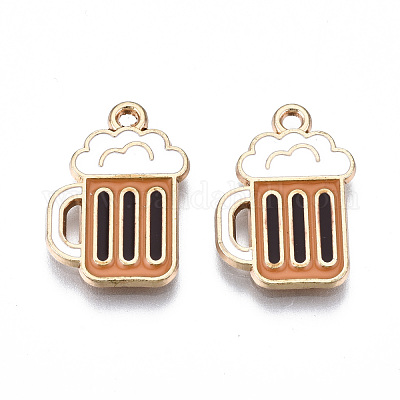 Подвески из экологически чистого сплава с эмалью X-ENAM-Q437-048-NR-1