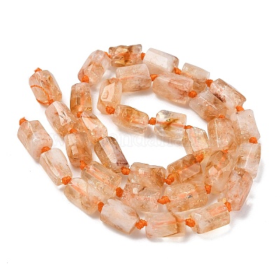 Природный цитрин бисер нитей&nbsp;G-C270-K13-1