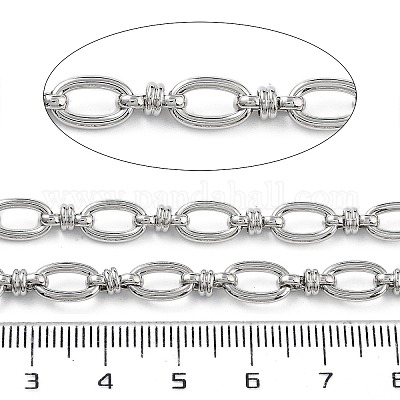 Цепи с овальными звеньями из латуни CHC-G023-10P-1