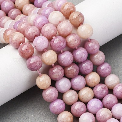 Непрозрачное стекло бисер нитей GLAA-T031-01O-10-1