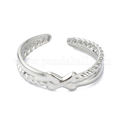 Кольца-манжеты из нержавеющей стали 304 для женщин RJEW-M019-53P-1