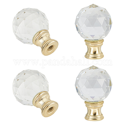 Стеклянные хрустальные светильники с цоколем с железной отделкой FIND-WH0148-176B-1