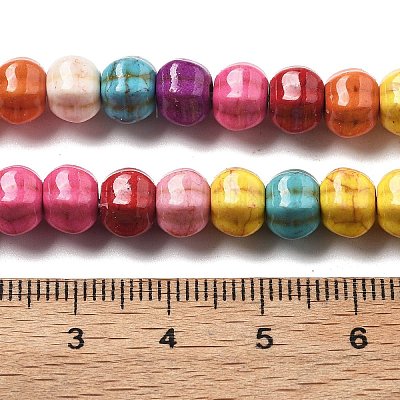 Синтетических нитей бирюзовые бусы X-G-B140-D01-1