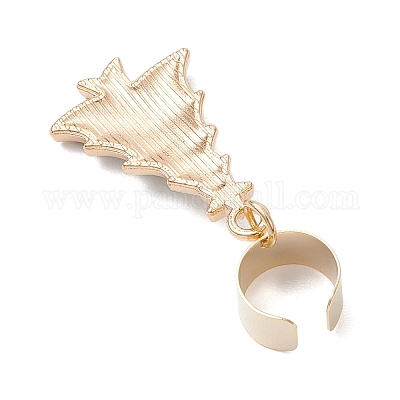 6 шт. Рождественский сплав эмалированный стетоскоп подвесные украшения HJEW-JM03708-1