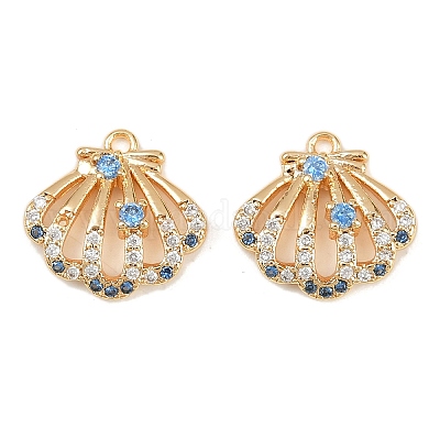 Латунные микро проложить кубического циркония подвески KK-F906-13G-1