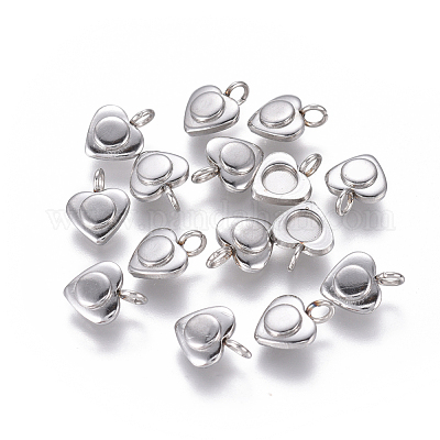 Подвеска-кабошон из не тускнеющей нержавеющей стали 304 STAS-F222-021-1