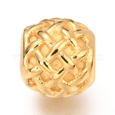 Ионное покрытие (ip) 316 хирургическая нержавеющая сталь европейские бусины STAS-O097-78G-1