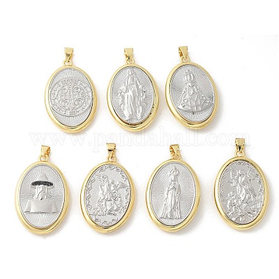 Латунные подвески&nbsp;KK-P294-10G-1