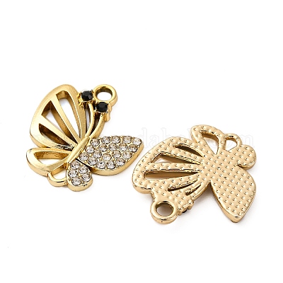 Подвески из сплава и страза PALLOY-S052-02G-A-1