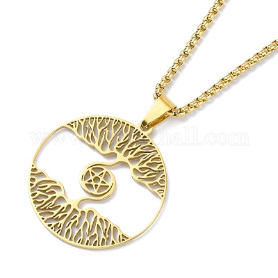 201 подвеска из нержавеющей стали NJEW-C042-07G-1