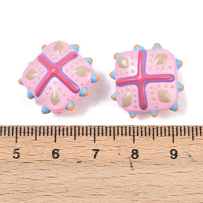 Стеклянные бусины из искусственного нефрита GLAA-L051-03C-1