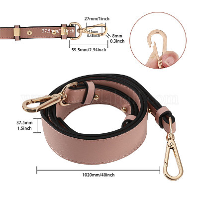 Кожаные регулируемые ручки сумки PURS-WH0005-80KCG-03-1