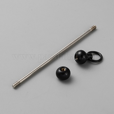 Железный стержень из бисера брелок для изготовления ювелирных изделий своими руками&nbsp;IFIN-SZC0005-01A-05-1