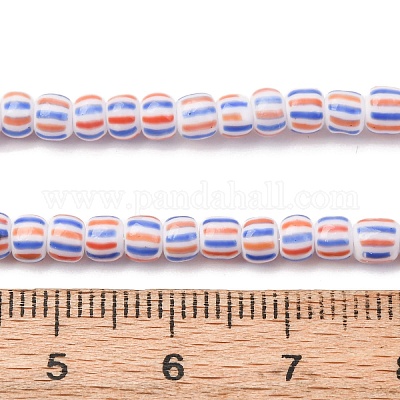 Бусы лэмпворк ручной работы BLOW-K001-01A-09-1