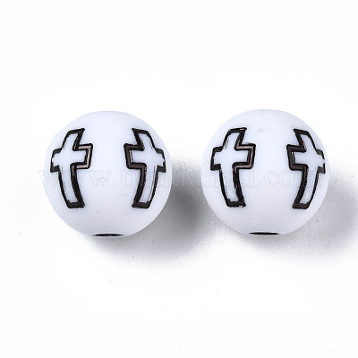 Непрозрачные акриловые бусины&nbsp;SACR-S273-38-A01-1