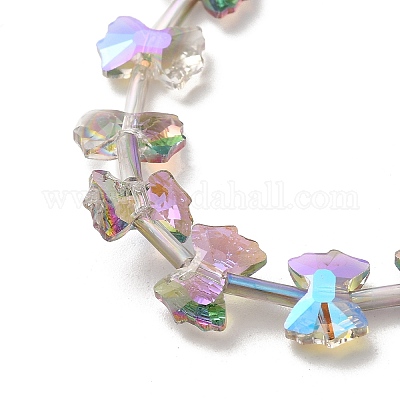 Гальванические стеклянные бусины EGLA-F163-01-FR02-1