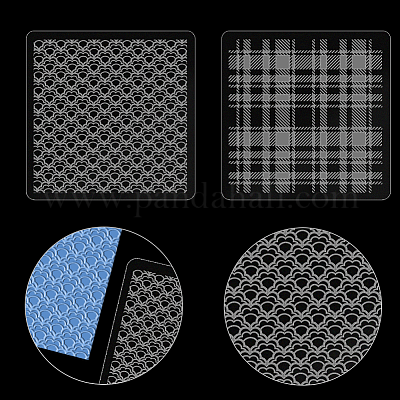 Доски с текстурой акриловой глины DIY-WH0498-0002-1