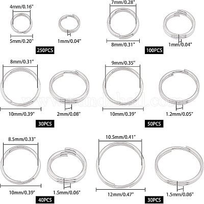 Разъемные кольца из нержавеющей стали 304 STAS-UN0018-69P-1