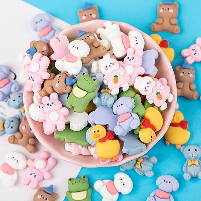 Непрозрачные кабошоны из смолы OHAR-PW0003-242-1