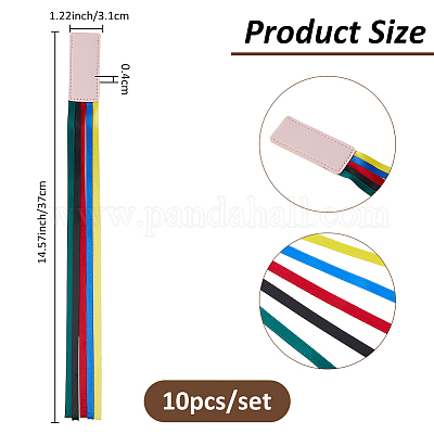 Закладка из искусственной кожи AJEW-WH0696-020C-1