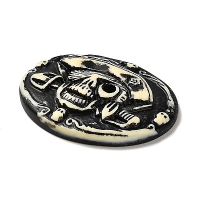 Кабошоны из непрозрачной смолы на Хэллоуин CRES-F023-02-1