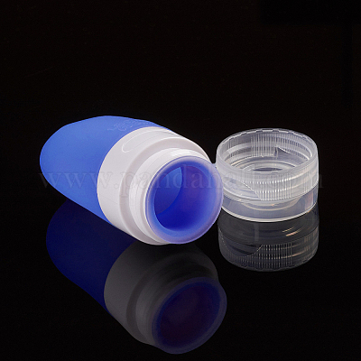 Портативные силиконовые дорожные бутылки&nbsp;LS-MRMJ-WH0060-05D-1