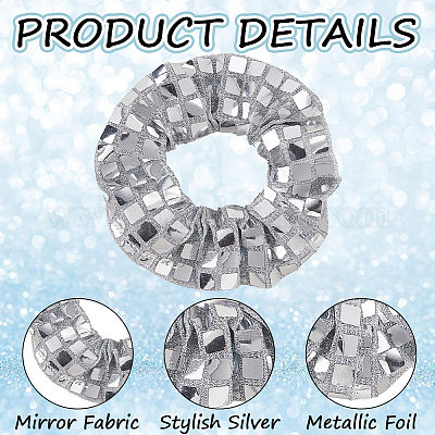 Эластичные аксессуары для волос из полиэстера AJEW-WH20072-03B-1