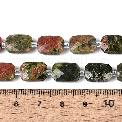 Природные Unakite бисер нитей G-T139-86-1