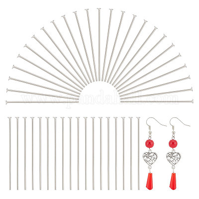 1000 шт. штифты с плоской головкой из нержавеющей стали 304 STAS-UN0049-24-1