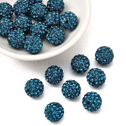 Бусины с класс А стразами RB-B027-21-1