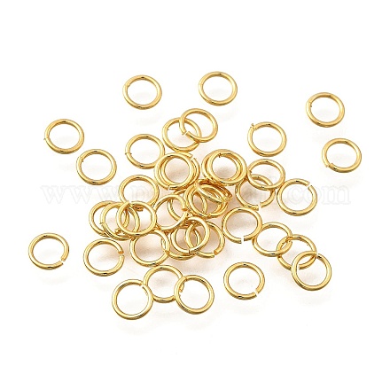 Латунные кольца прыжок открыт KK-B147-03D-G-1