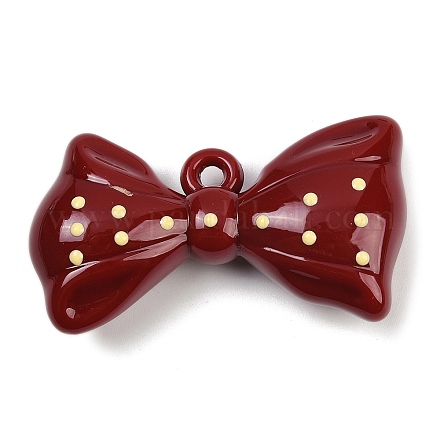 Большие подвески из непрозрачной акриловой эмали OACR-B036-13C-1