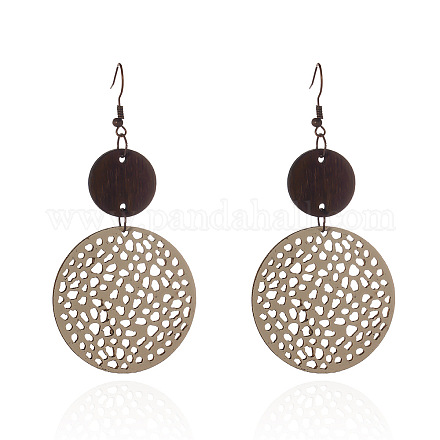 Серьги-подвески из железного дерева FS-WG274A8-02-1