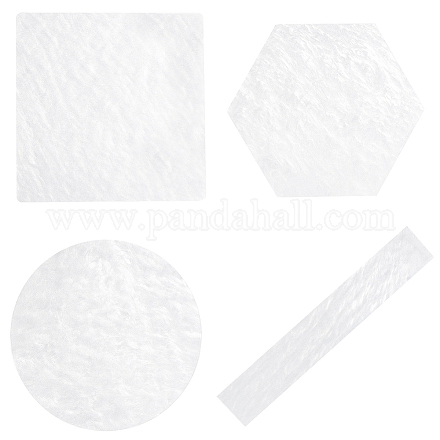 4 шт. 4 стиля акриловых цветных палитровых досок ODIS-CN0001-03-1