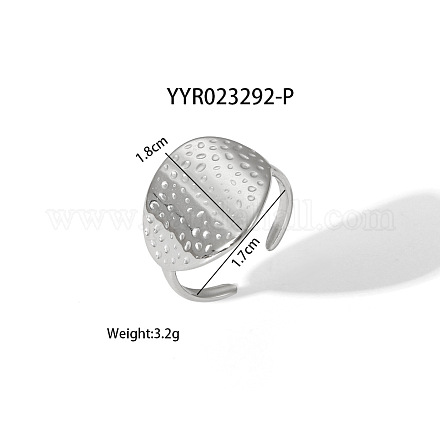 Геометрические открытые манжетные кольца из нержавеющей стали 304 с неровной формой и высоким качеством NH8943-2-1
