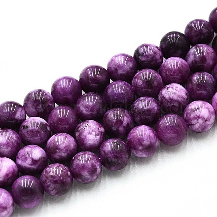 Природного кварца нитей бисера G-N355-8mm-63-1