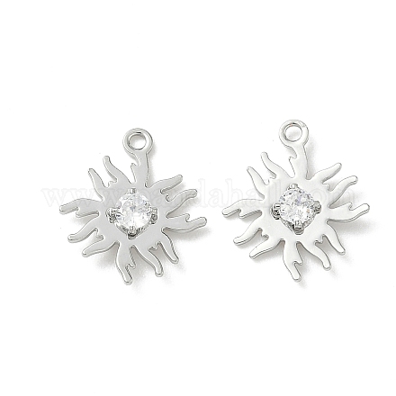 Латунные микро проложить кубического циркония подвески KK-Z136-43A-P-1