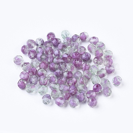 Чешские стеклянные бусины GLAA-F100-D10-1