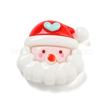 Рождественские кабошоны из непрозрачной смолы для декодирования RESI-U006-04E-1