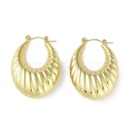 Ионное покрытие (ip) серьги-кольца из нержавеющей стали 304 для женщин STAS-I304-18G-1