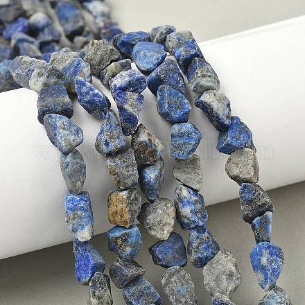 Сырой грубый натуральный лазурит бисер прядь G-M453-C08-1