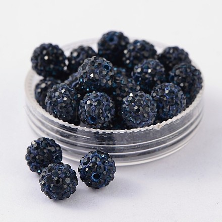 Pave disco бусины RB-Q195-8mm-207-1