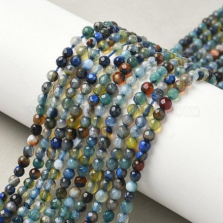 Природный агат бисер нитей G-E469-12Z-1